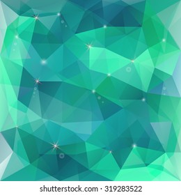 Abstract poligon geometric background