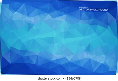 Abstract poligon geometric background