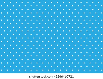 Abstract polka dot blue pattern vector background