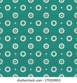abstract polka dot geometric seamless pattern with a fabric effect texture