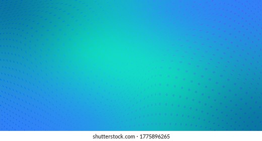 Resumen del diseño de la plantilla de media tonalidad de puntos de polka. Diseño de patrones de onda de elementos de círculo. Puntos ópticos, los puntos de la polka giran en torno a medio tono de fondo. Fondo de presentación, cuadrícula de puntos de superposición. Ilustración del vector