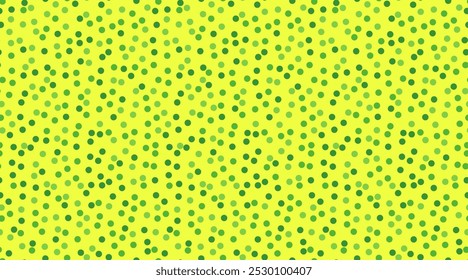 Abstract polka dot pattern with geometric circles, perfect for seamless textile prints, wallpaper, or modern poster backgrounds. A trendy and creative vector design.