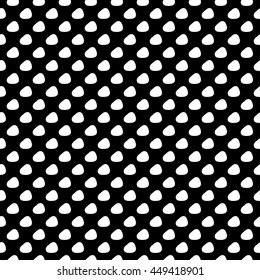 Abstract polka dot pattern with hand drawn dots. Cute vector black and white polka dot pattern. Seamless monochrome doodle polka dot pattern for textile, wallpapers, wrapping paper, cards and web.