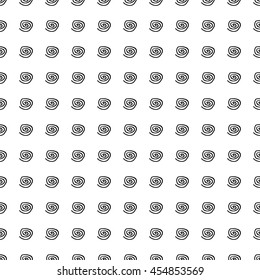 Abstract polka dot pattern with hand drawn dots. Cute vector black and white polka dot pattern. Seamless monochrome doodle polka dot pattern for textile, wallpapers, wrapping paper, cards and web.