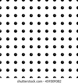 Abstract polka dot pattern with hand drawn dots. Cute vector black and white polka dot pattern. Seamless monochrome polka dot pattern for fabric, wallpapers, wrapping paper, cards and web backgrounds.