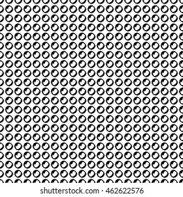 Abstract polka dot pattern with hand drawn dots. Cute vector black and white polka dot pattern. Seamless monochrome polka dot pattern for fabric, wallpapers, wrapping paper, cards and web backgrounds.