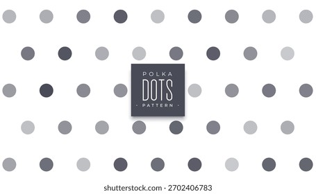 abstrakte Polka Punkt Muster Tapete für Hintergrund Design Vektor