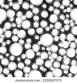 Resumen del patrón de puntos polka.Repetición de impresión textil para diseños de fondo de verano modernos.