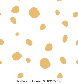 Abstract polka dot seamless pattern vector illustration
