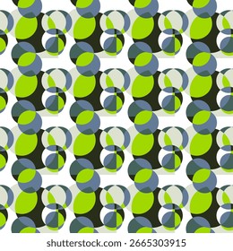 Abstract polka dot seamless pattern background