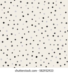 Abstract  polka dot seamless pattern