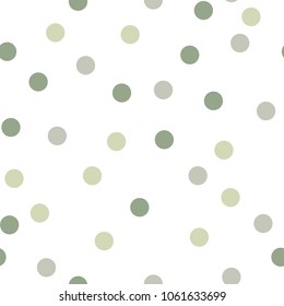 Abstract polka dot vector seamless background
