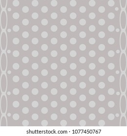 Abstract polka dot vector seamless pattern