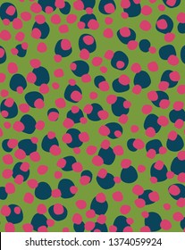 abstract polka dots