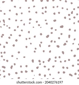 Abstract polka dots make from marker. Seamless pattern and repeat tile background design vector. 