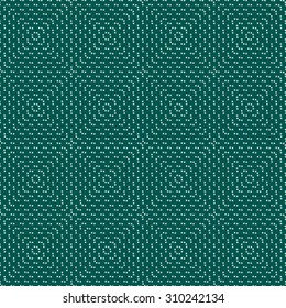 Abstract polka dots on a dark blue background. Seamless pattern.