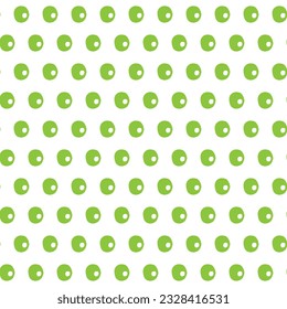 Abstract polka dots seamless pattern background Olive vegetable logo icon sign Hand drawn Doodle design for textile Fashion print clothes greeting invitation card flyer banner poster cover booklet ad