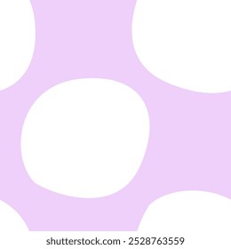 abstract polka dots soft purple seamless pattern 