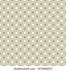 Abstract Polkadot Illustration, Seamless Pattern, Vector Backgroud.