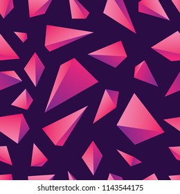 Abstract poly pattern. Vector image.