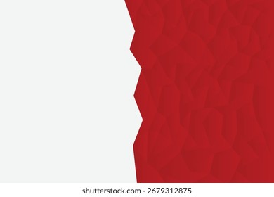 Abstract polygon backgound red gradient monochrome geometric pattern vector illustration templatewallpaper backdrop web banner poster