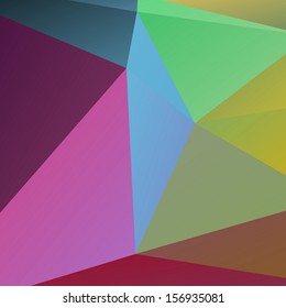 Abstract Polygon background 3d colorful vector illustration