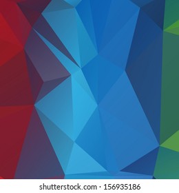 Abstract Polygon background 3d colorful vector illustration