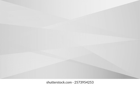 Abstract polygon background. Black white gray dark of geometric pattern shape background. Gradient shadow grain grungy design template for presentation.
