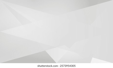 Abstract polygon background. Black white gray dark of geometric pattern shape background. Gradient shadow grain grungy design template for presentation.