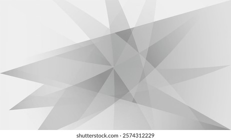 Abstract polygon background. Black white gray dark of geometric pattern shape background. Gradient shadow grain grungy design template for presentation.