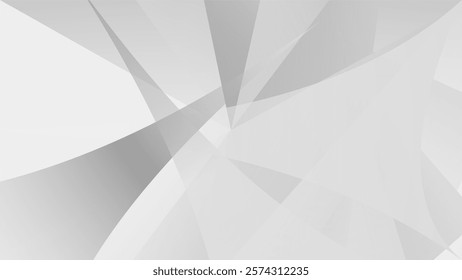Abstract polygon background. Black white gray dark of geometric pattern shape background. Gradient shadow grain grungy design template for presentation.