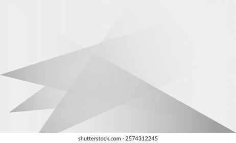 Abstract polygon background. Black white gray dark of geometric pattern shape background. Gradient shadow grain grungy design template for presentation.