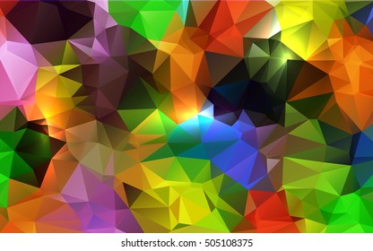 Abstract Polygon background consisting of triangles