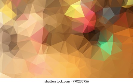 abstract polygon background. Background of geometric shapes. Retro triangle background. Colorful mosaic pattern.