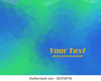Abstract polygon background, illustration design.