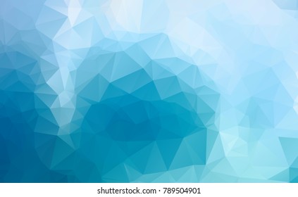 abstract polygon background. Light BLUE vector blurry triangle pattern. A completely new color illustration in a vague style. The textured pattern can be used for background.