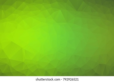 abstract polygon background. Light Green vector polygonal illustration, which consist of triangles. Triangular pattern for your business design. Geometric background in Origami style with gradient.