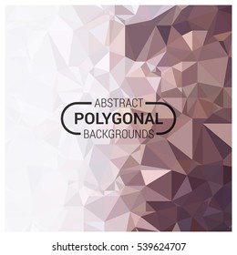 Abstract Polygon background. Low Poly Creative application background template. Creative Business Design Templates