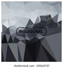 Abstract Polygon background. Low Poly Creative application background template. Creative Business Design Templates