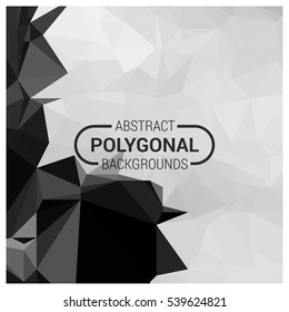 Abstract Polygon background. Low Poly Creative application background template. Creative Business Design Templates