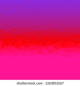 Abstract polygon background with red, purple and pink colors. Pattern composed of triangles.