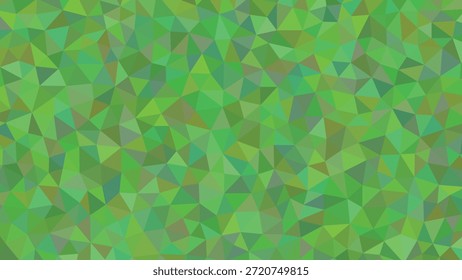 Abstract Polygon Background in Shades of Green and Blue The sharp lines intersect, creating a mesmerizing mosaic of color.
