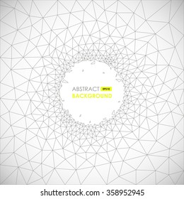 Abstract polygon background. Triangular pattern. Vector illustration.