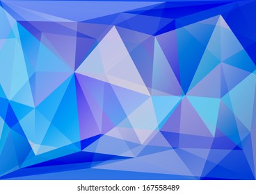 Abstract polygon background. Vector illustration