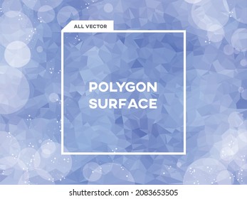 Abstract polygon background, vector image.Golden.For winter.