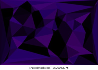 Fondo Abstractas del polígono con los Colores vibrantes y las Formas geométricas para el arte y el Diseño web digitales

