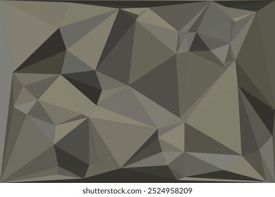 Fundo de polígono abstrato com cores vibrantes e formas geométricas para arte digital e design da Web
