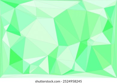 Abstrakter Polygonhintergrund mit lebendigen Farben und geometrischen Formen für digitale Kunst und Webdesign
