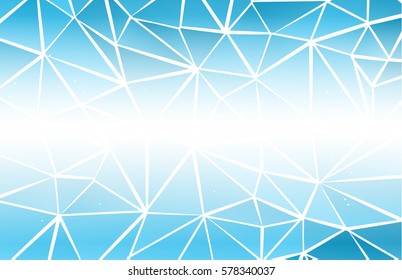 abstract polygon background with white net lines