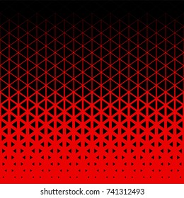 Abstract polygon black and red graphic triangle pattern. Usable for background or greeting cards for New Year and Christmas.